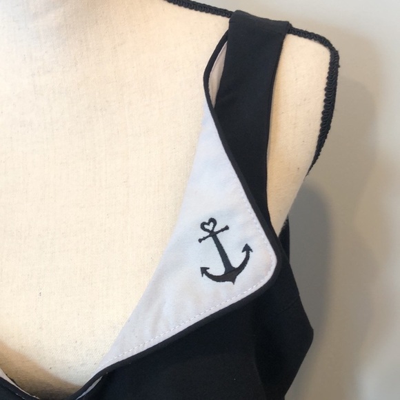 Rock Steady Sailor dress Midi collar - Picture 4 of 9